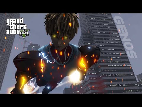 GTA 5 Mods - 1st Preview Genos Mod (One Punch Man) W.I.P.