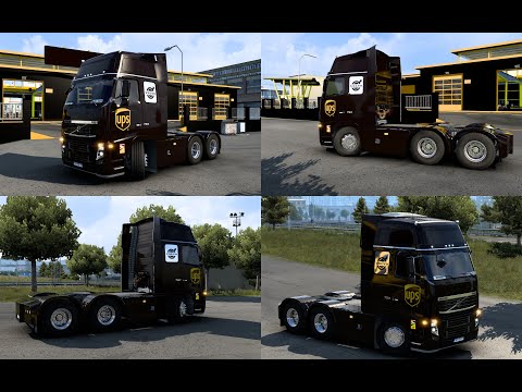 ETS2 1.46.2.13S 17/01/17/2023/1015 SKIN VOLVO FH CLASSIC UPS BY RODONITCHO MODS 1.0 1.40 1.46