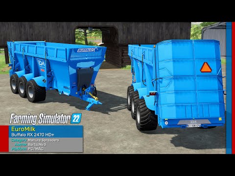 EuroMilk Buffalo RX 2470 HD+ - Farming Simulator 22 FS22 Mods Review (2K 60Hz)