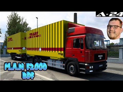 M.A.N F2000 BDF Jumbo v1.0 для Euro Truck Simulator 2 (1.46.x)