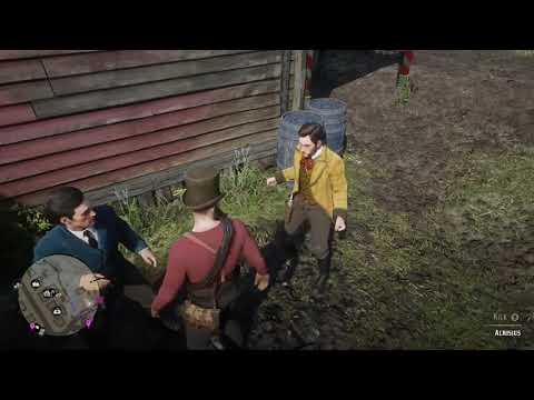 Red Dead Redemption 2, kicking NPC’s in the NADS!!