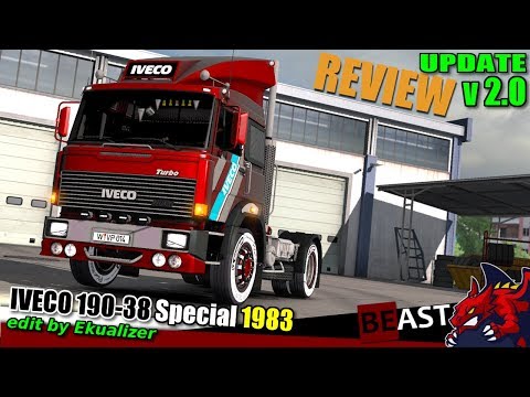 ETS2 | UPDATE truck mod &quot;IVECO 190-38 Special (1983) v2.0&quot; by Ekualizer - review