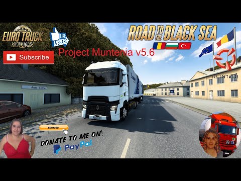 Euro Truck Simulator 2(1.43) Project Muntenia v5.6 by Ionica Tomescu Road to Bucarest + DLC&#039;s &amp; Mods