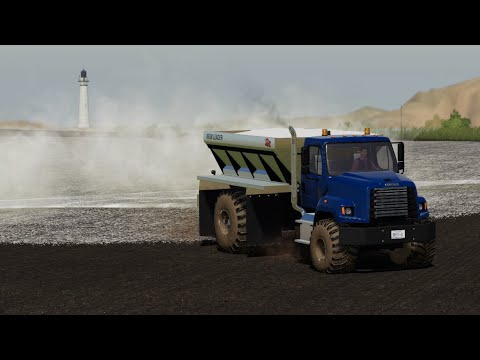 Farming Simulator 19 Freightliner 108SD Spreader Truck Mod