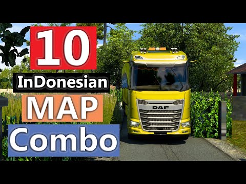 Map GABUNGAN | INDONESIAN Map Combo | 10 Maps | Biggest Indonesia Map | ETS2 1 41,1 42,1 43
