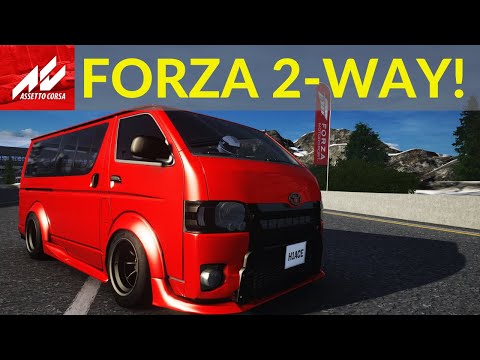 Assetto Corsa Forza Bernese Alps with mods and 2 way traffic!