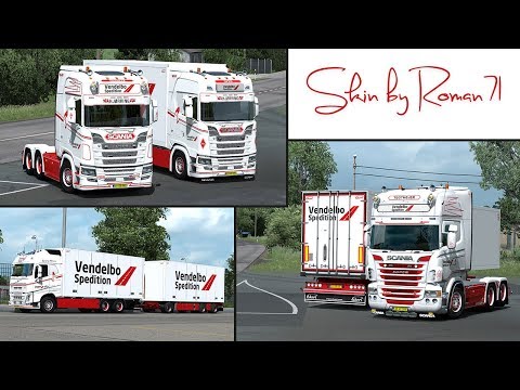 [Euro Truck Simulator 2] Vendelbo Spedition skin pack
