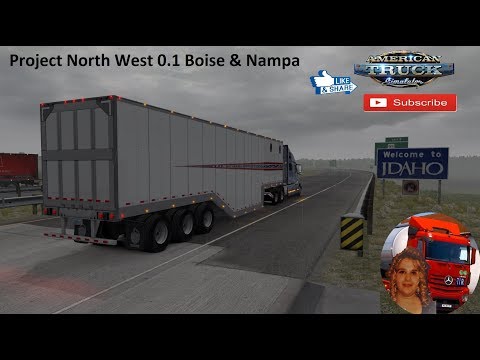American Truck Simulator (1.35) Project North West 0.1 Boise &amp; Nampa Idaho + DLC&#039;s &amp; Mods