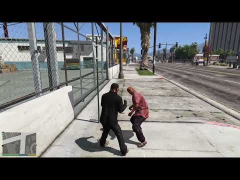 Los Santos is not safe! Random Street Attackers (GTA 5 Mod)
