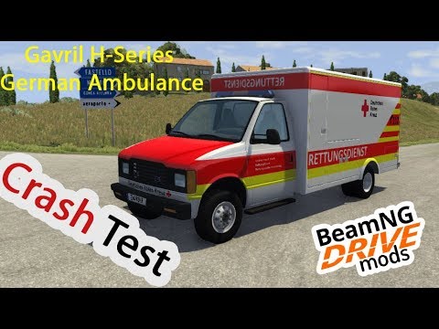 BeamNG – Gavril H-Series German Ambulance Crash Test