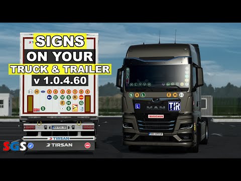 |ETS2 1.50| Signs On Your Truck &amp; Trailer v1.0.4.60 by Tobrago
