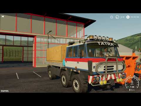 Farming Simulator 2019 mods Tatra 815 6x6 Special &amp; Tatra 148 Czechoslovakia fire brigade
