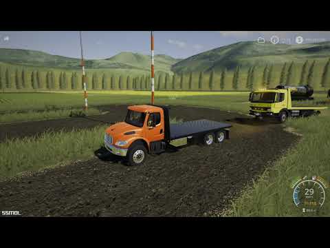 Farming Simulator 2019 mods Freightliner M2 pack with beds