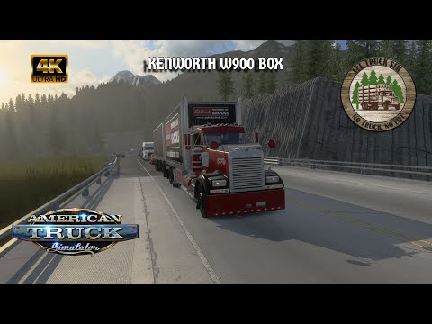 KENWORTH W900 TRUCK BOX IN ALASKA!! American Truck Simulator 1.48