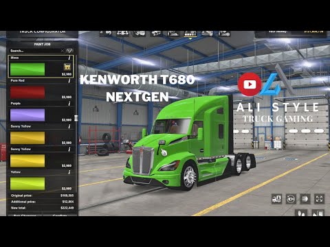 American Truck Simulaotr (V 1.47) Kenworth T680 NextGen Mega Tuning