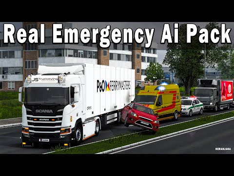 ETS2 Mods v1.47 | Real Emergency AI Pack | ETS2 Mods