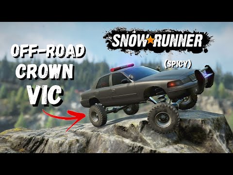 SnowRunner Mods | Brick Cop Car Pack