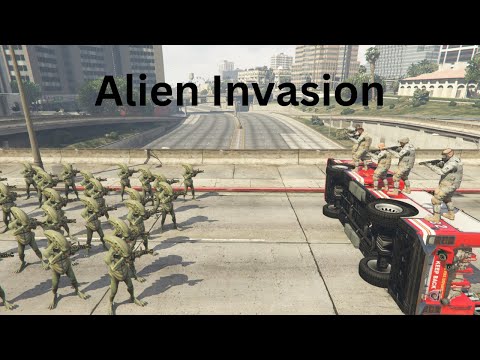 GTA 5 Alien Invasion Mod Showcase