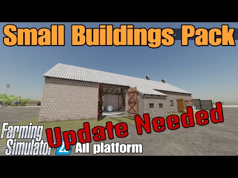 Small Buildings Pack / FS22 mod for all platforms