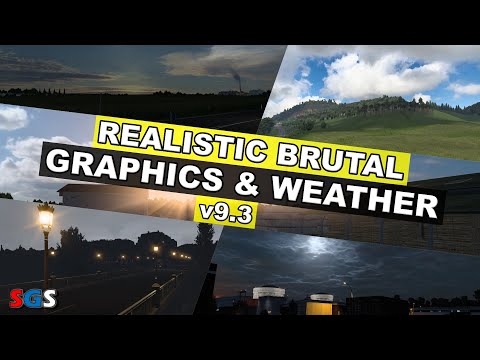 |ETS2 1.49| Realistic Brutal Graphics And Weather v9.3 by Kass