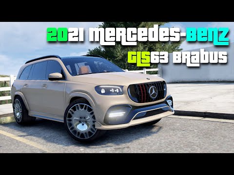 Mercedes-Benz GLS63 Brabus 2021 - GTA 5 Real Life Car Mod!