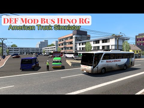 (SHARE) DEF MOD BUS HINO RG SETRA DAUN || American Truck Simulator