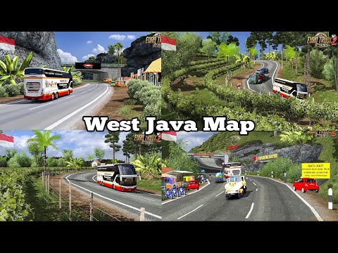 Map of West Java INDONESIA - ETS2 1.39,1.40
