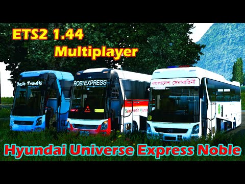 Hyundai Universe Express Noble Updated For 1.44 With Link | Driving on Padma Bridge | Solmon Alice