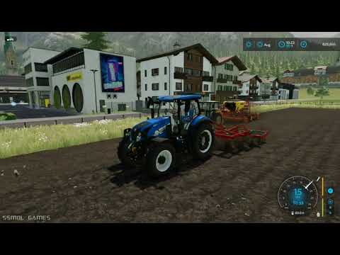 Farming simulator 22 Mods New Holland T6.175 Methane Power