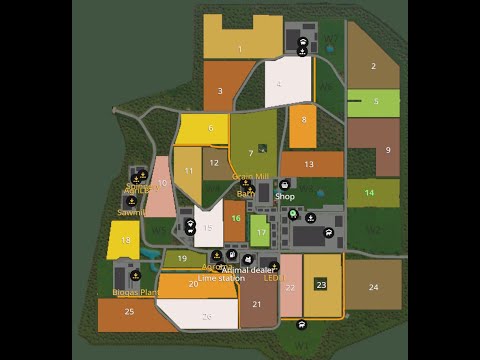 Kleinseelheim 2K21 map | Farming Simulator 19 | Map flyover