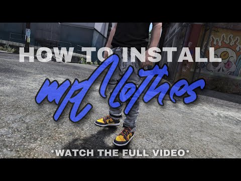 How To Install mpClothes And My Textures! - GTA 5 Modding Tutorial (READ DESC.)