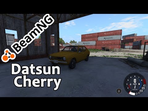 BeamNG.Drive - Datsun Cherry 100A Car Mod Review + Install