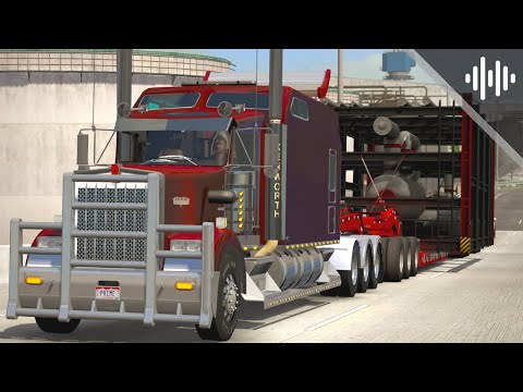 Kenworth W900 LONG + AMAZING N14 Looping Engine!!! | American Truck Simulator (ATS) Showcase
