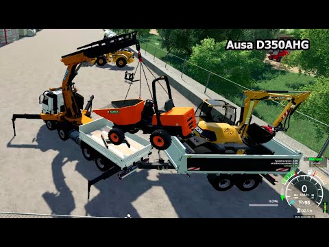 FS19 - TCBO Mining Construction Economy - New mod Mini Dumper Ausa D350AHG