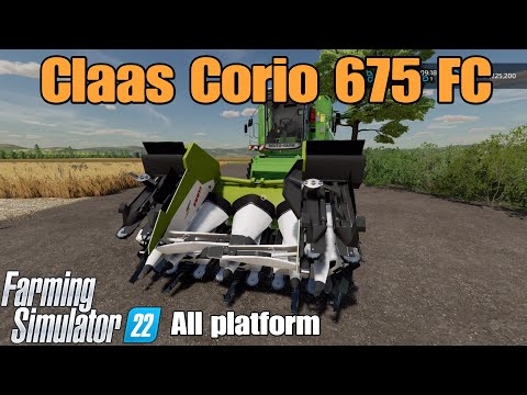 Claas Corio 675 FC / FS22 mod for all platforms