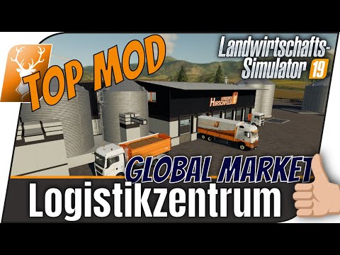 LS19 Modvorstellung // Logistikzentrum Global Market // Hirschfeld Logistics // LS19 Mods