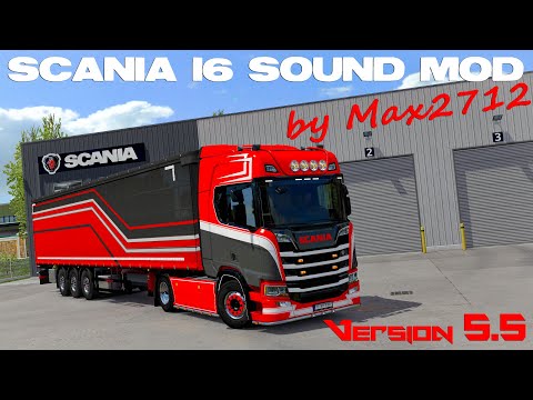 [FINAL RELEASE] SCANIA NextGen I6 sound mod by Max2712 V5.5 | ETS2 1.41 Mods