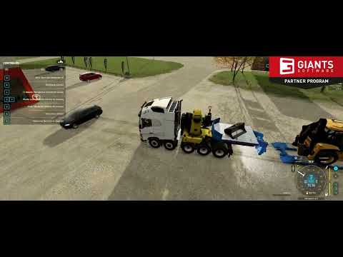 FS22 MCE | Two new Mods | Backhoe Bl61B and Maxxim700 for Volvo A40G semi.