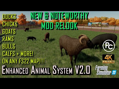 Farming Simulator 22 Mod Relook | Enhanced Animal System Version 2