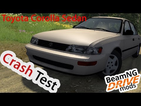 BeamNG – Toyota Corolla Sedan 1993 Crash Test