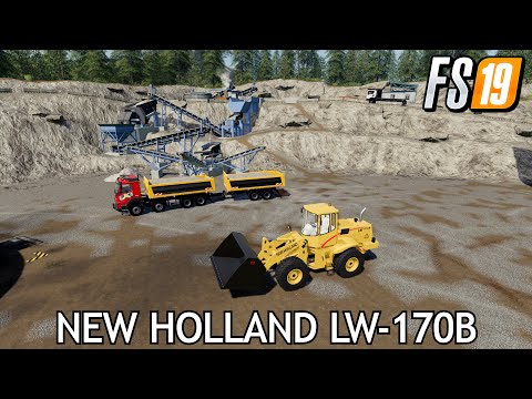 FS19 RELEASE!!! NEW HOLLAND LW-170B WHEEL LOADER SLOVAK VILLAGE MAP FARMING SIMULATOR 19 MODS