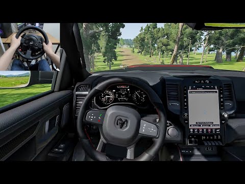 BeamNG Drive - Dodge Ram 1500 TRX [Steering Wheel gameplay]