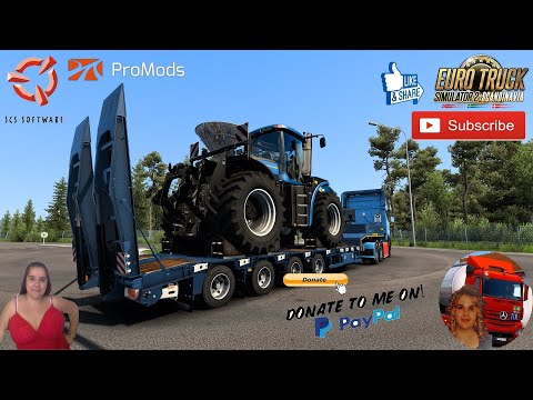 Euro Truck Simulator 2 (1.45) Ownable overweight trailer Wielton NJ4 v1.7.11 + DLC&#039;s &amp; Mods
