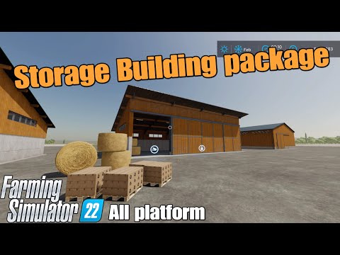 Storage Building Package / FS22 mod for all platforms