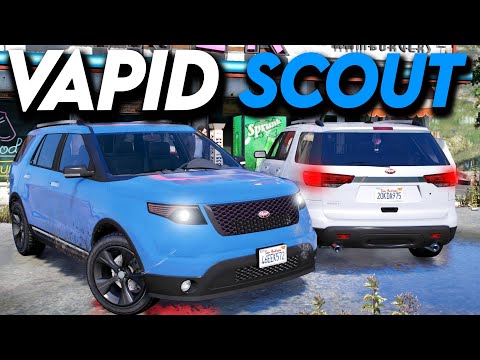 Vapid Scout Redux (Ford Explorer) - GTA 5 Lore Friendly Car Mods!