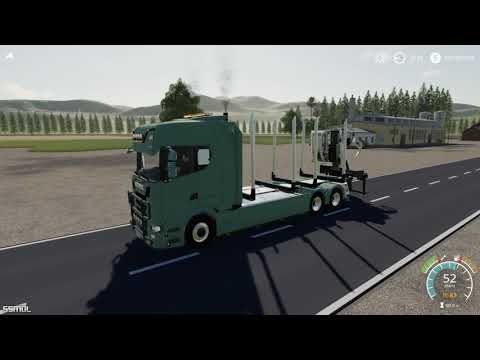Farming Simulator 2019 mods Scania R730 Timbertruck