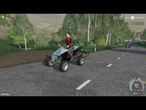 Farming Simulator 2019 mods Lizard Tesla Cyberquad