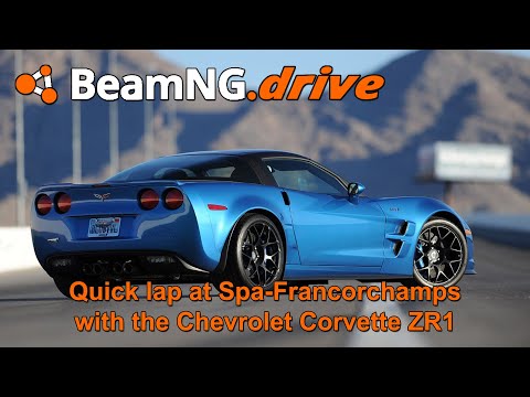 BeamNG | Quick lap at Spa-Francorchamps with the Chevrolet Corvette ZR1