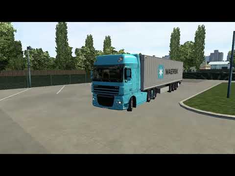 ETS2 Mearsk Truck and Trailer skin