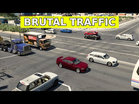 (ATS 1.40) Brutal Traffic Mod by Kass | American Truck Simulator Mods